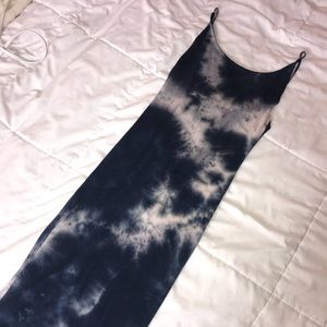 Tie Dye Navy Dress